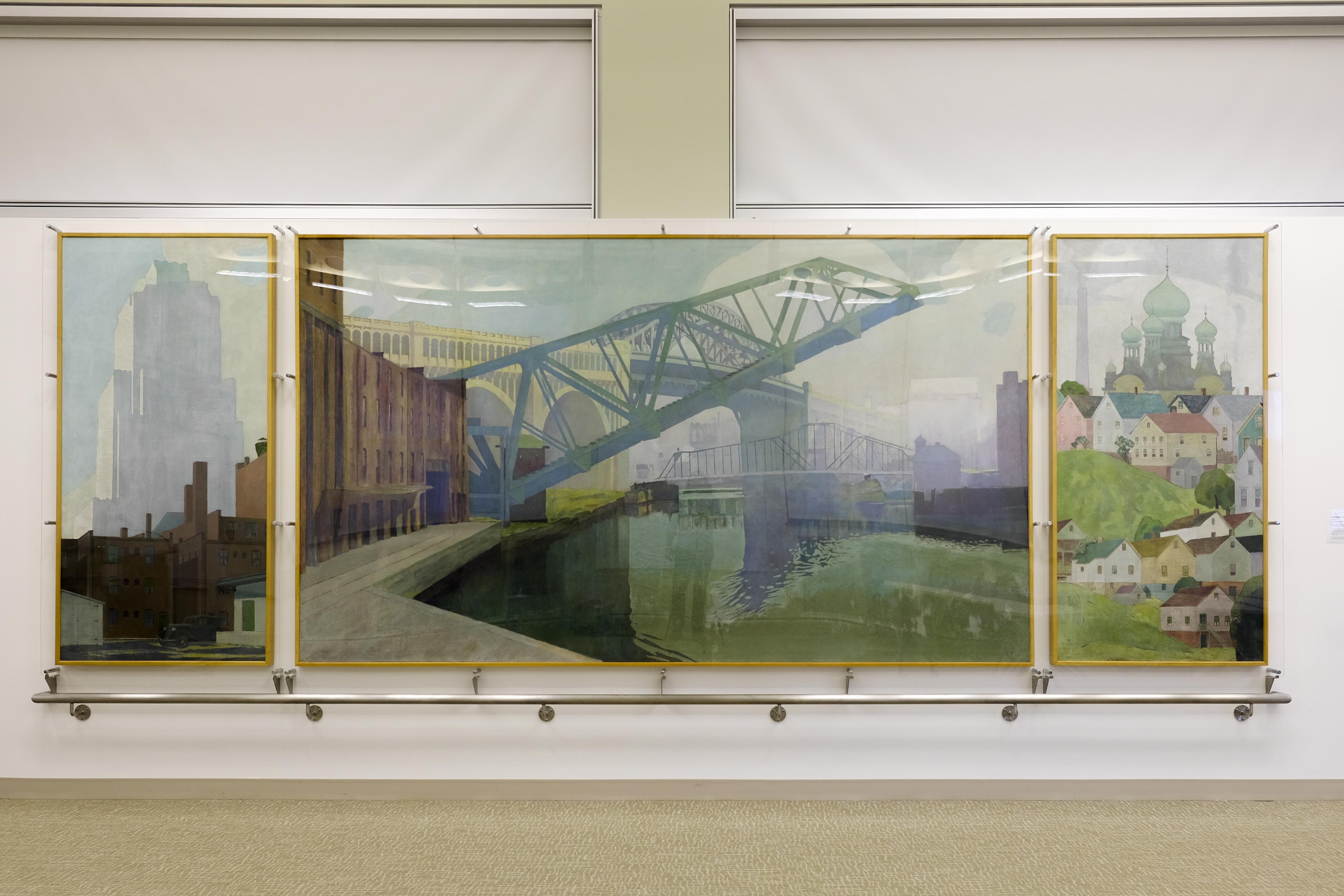 "The Dominance of the City" Mural by Ora Coltman 